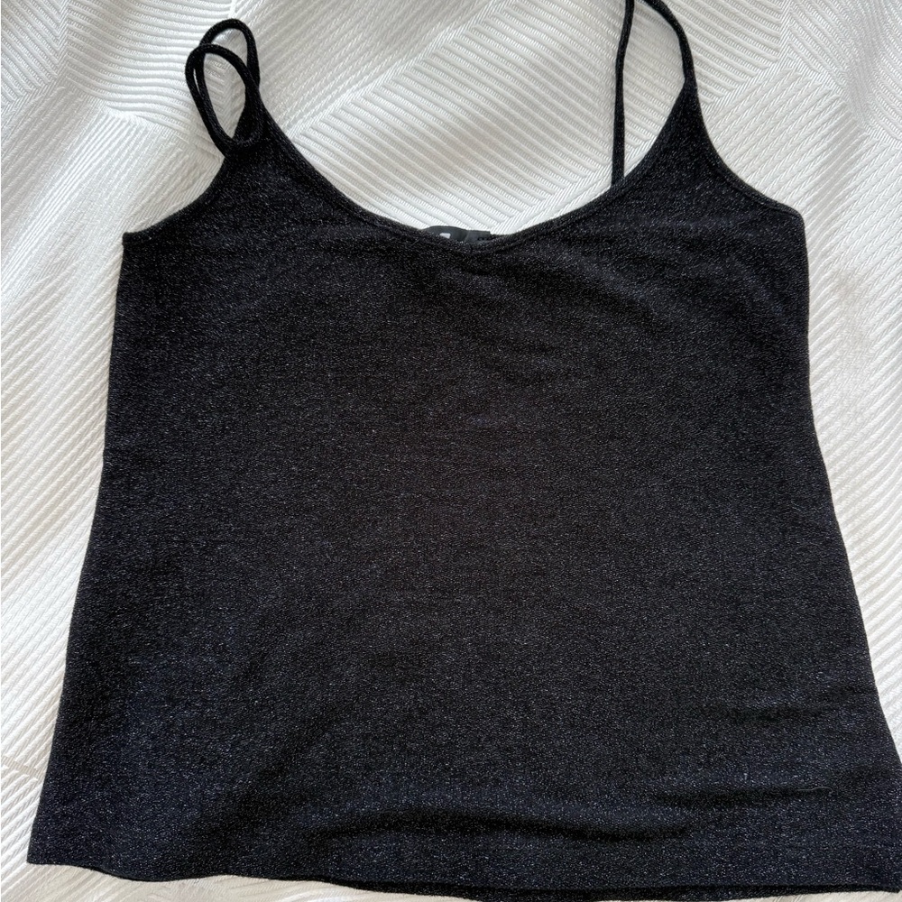 7 For All Mankind Black Camisole Top